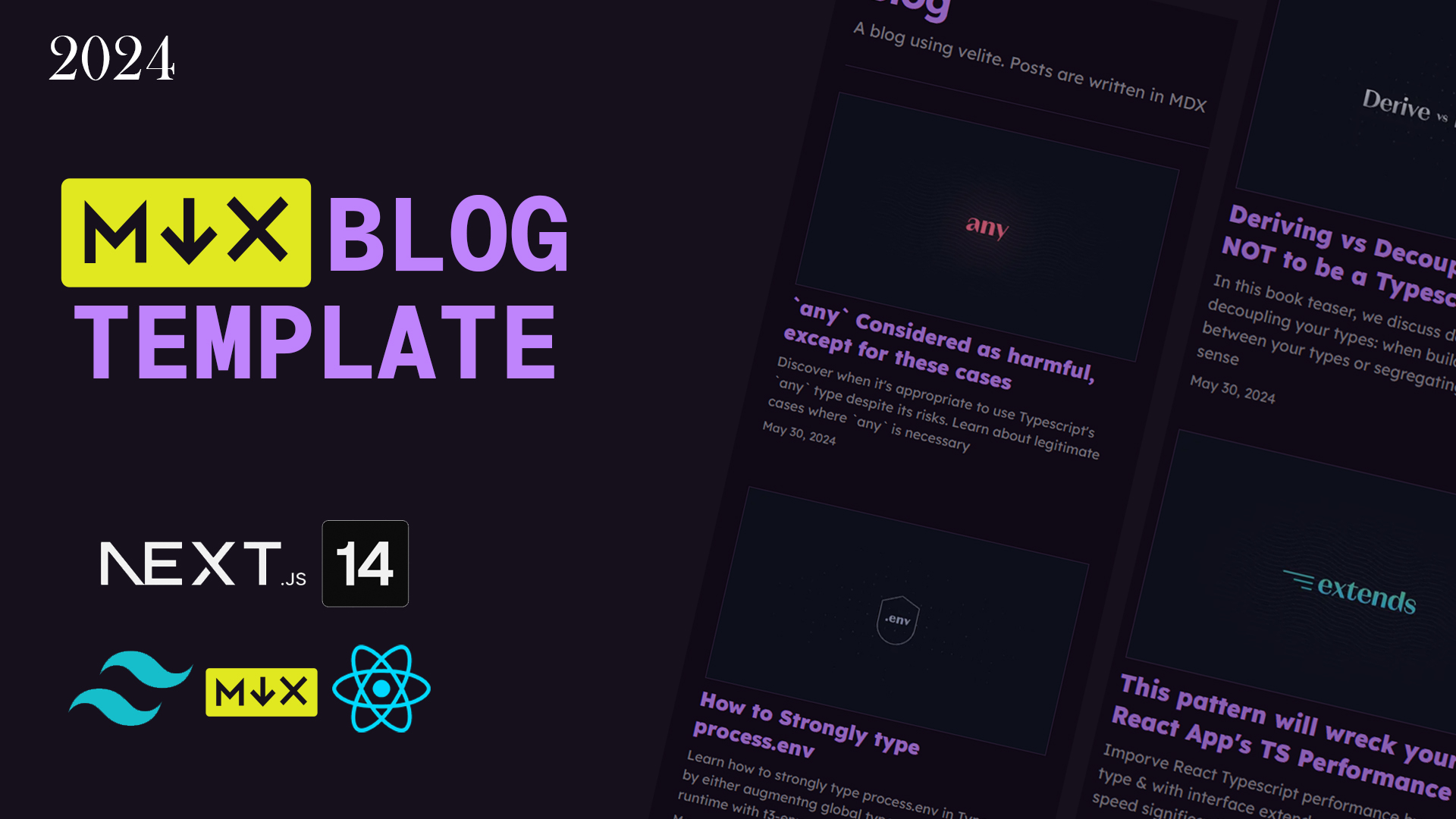 Next MDX Blog Template